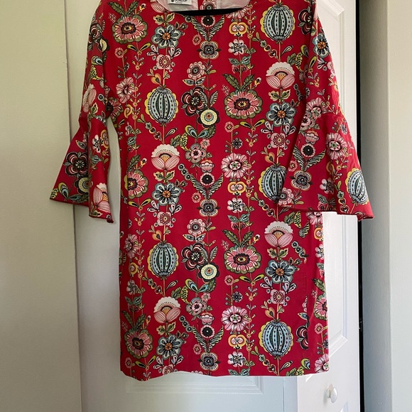 Italian floral tunic mini dress IT 42 - Picture 2 of 3